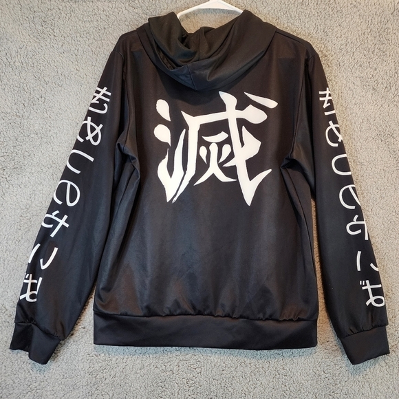 Demon Slayer Anime Nezuko Hoodie Pullover Sweatshirt Japanese Manga Sz Medium M - Picture 3 of 4